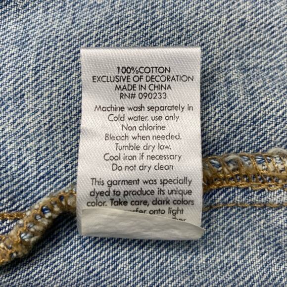 Playboy By PacSun Medium Wash Vintage Fit Jacket size Large - Picture 13 of 14